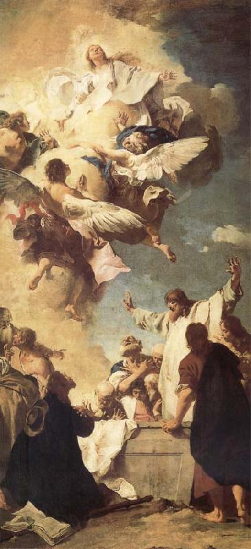 Girolamo Parmigianino The Asuncion of the Virgin Spain oil painting art
